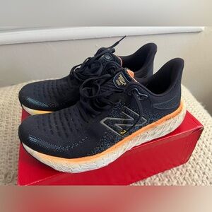 New Balance Fresh Foam 1080v12 Dark Blue/Navy and Orange Running Shoes